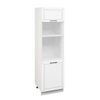 Пенал ПДГ 600 Корпус: ЛДСП белый 16мм; фасад: фрезеровка Кельн, МДФ софт даймонд 16мм Пенал ПДГ 600 Корпус: ЛДСП белый 16мм; фасад: фрезеровка Кельн, МДФ софт даймонд 16мм