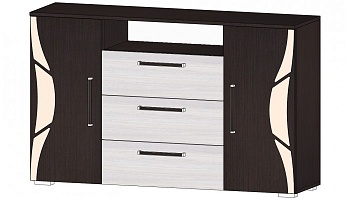 Комод Верона Венге / Анкор светлый