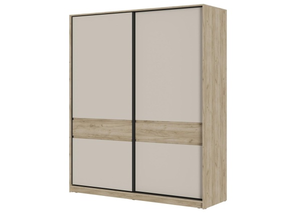 БОСТОН ШК-005 Шкаф-купе ЛДСП (Комплект) Дуб крафт серый / Кашемир