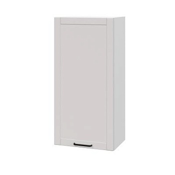 Шкаф верхний (премьер) ШВ 450Н Корпус: ЛДСП белый 16мм; фасад: фрезеровка Диада, МДФ лофт крем 16 мм