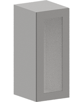 Шкаф верхний со стеклом ШВС 300 Гарден Лайт грей