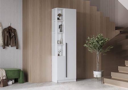 мс Берген ШК_П-650 белое дерево/белое дерево