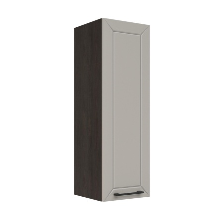 Шкаф верхний (премьер) ШВ 300Н Корпус: ЛДСП венге 16мм; фасад: фрезеровка Кельн, МДФ софт тоффи 16мм