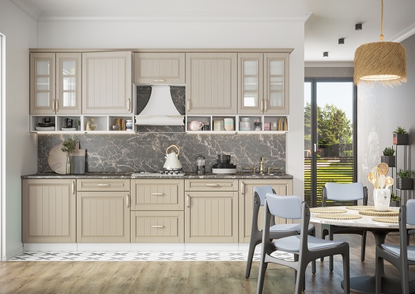 Модульная кухня Лондон Дуб капучино 