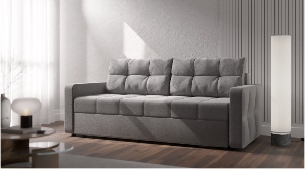 Диван Триумф серый Рогожка