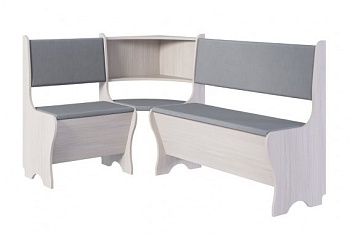 Угол кухонный Комфорт Анкор светлый / Серый