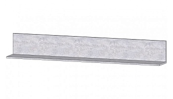 Даллас Полка ПЛ-02 Цемент светлый