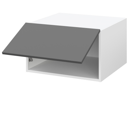 Шкаф верхний  антресоль со стеклом ШВСА 600 Лондон дуб сканди (МДФ 16мм МС София) Шкаф верхний  антресоль со стеклом ШВСА 600 Лондон дуб сканди (МДФ 16мм МС София)