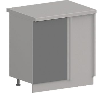 Шкаф нижний угловой ШНУ 990М Гарден Лайт грей