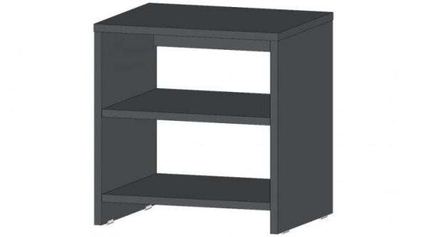 Элегант Тумба прикроватная Графит