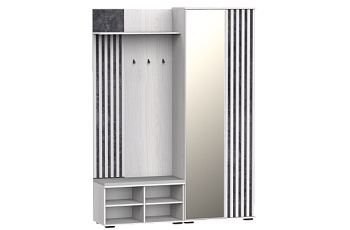 Марракеш Прихожая Анкор светлый / Цемент темный