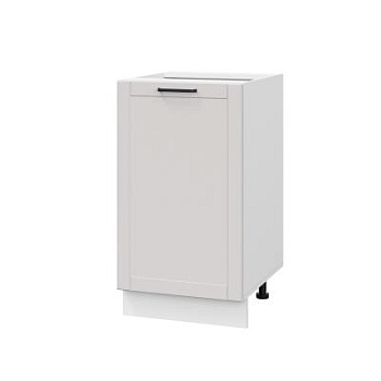 Шкаф нижний ШН 450 Корпус: ЛДСП белый 16мм; фасад: фрезеровка Диада, МДФ лофт крем 16 мм