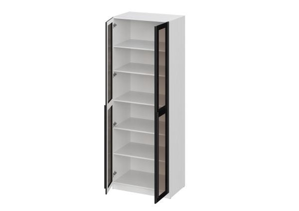 мс Берген ШКС-800 белое дерево/софт черный