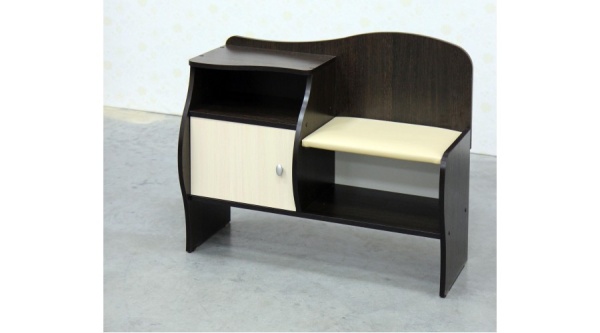 Обувница Волна Венге / Анкор светлый