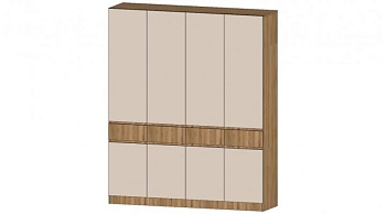 Ленора Шкаф 4х ств Дуб вотан / Кашемир