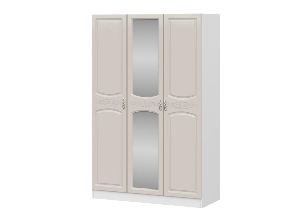 мс для спальни Венеция ШК-3 белый/жемчуг