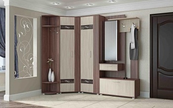 Модульная прихожая Инфинити Ясень Шимо комбинированный
