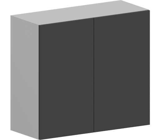 Шкаф верхний ШВ 800 Гарден Графит софт
