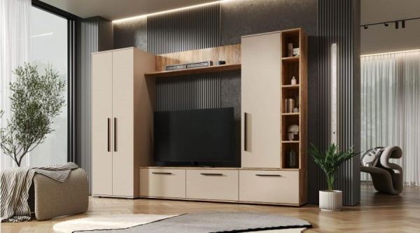 Гостиная Леванте Дуб вотан / Кашемир