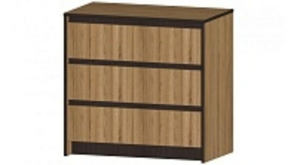 Бостон Комод 3 ящика Дуб вотан