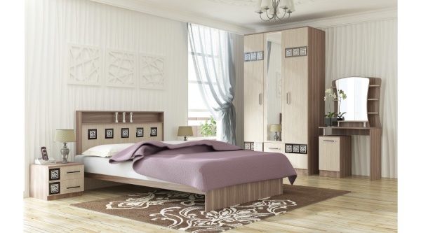 Модульная спальня Коста-Рика Ясень Шимо комбинированный Модульная спальня Коста-Рика Ясень Шимо комбинированный