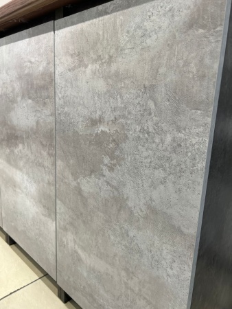 Модульная кухня Бостон Цемент темный / Цемент светлый