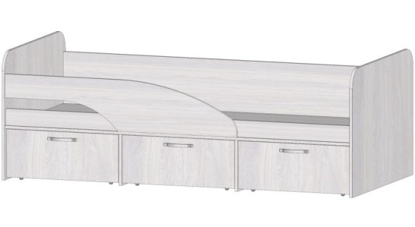 Кровать с ящиками Ральф Анкор светлый