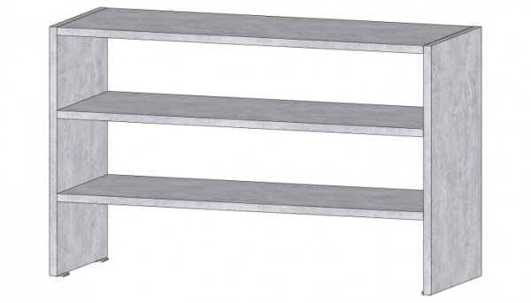 Секция для обуви Цемент светлый Секция для обуви Цемент светлый