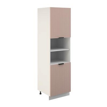 Пенал ПД1 600 Корпус: ЛДСП белый 16мм; фасад: фрезеровка Норд Line, МДФ софт какао 16 мм Пенал ПД1 600 Корпус: ЛДСП белый 16мм; фасад: фрезеровка Норд Line, МДФ софт какао 16 мм