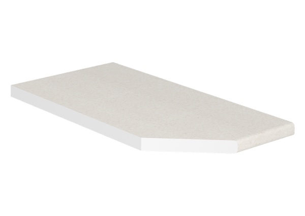 Столешница 0,3м (угол левый) Семолина, 26мм