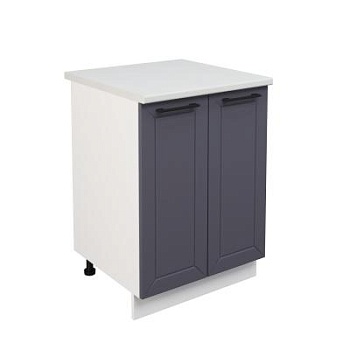 Шкаф нижний ШН 600 Корпус: ЛДСП белый 16мм; фасад: фрезеровка Кельн, МДФ софт маренго 16 мм Шкаф нижний ШН 600 Корпус: ЛДСП белый 16мм; фасад: фрезеровка Кельн, МДФ софт маренго 16 мм