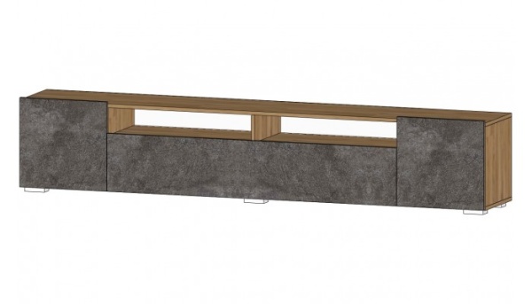 Даллас Тумба ТВ-04 Дуб вотан / Цемент темный