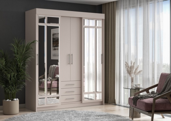 шкаф-купе Фортуна Кашемир / Кашемир