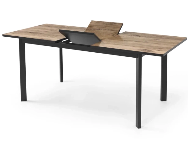 Стол Монреаль бабочка В2, пластик (1400*800*400) Флагстафф / Черный