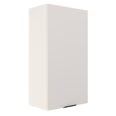 Шкаф верхний (премьер) ШВ 500Н Корпус: ЛДСП белый 16мм; фасад: фрезеровка Норд, МДФ софт пломбир 16 мм