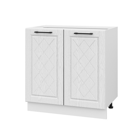 Шкаф нижний ШН 800 Барселона белый массив (МДФ 16мм МС София)