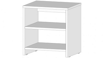 Элегант Тумба прикроватная Белый