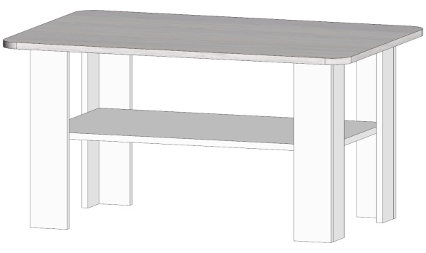 Стол журнальный Респект Анкор светлый