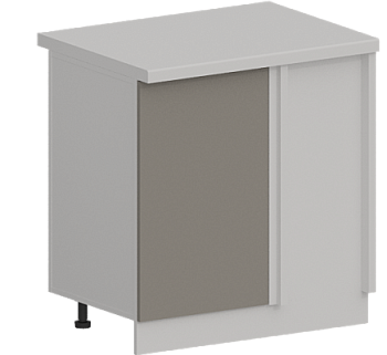 Шкаф нижний угловой ШНУ 990М Стенли Теплый серый