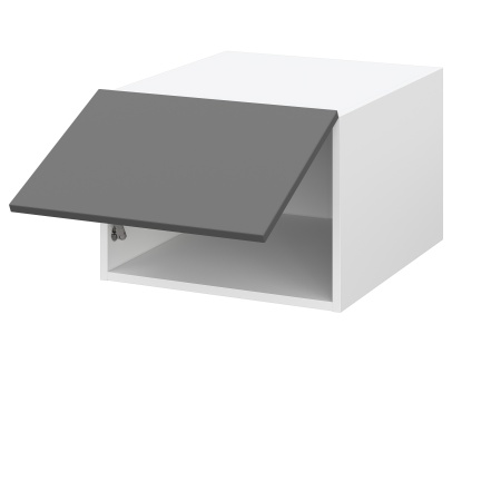 Шкаф верхний  антресоль со стеклом ШВСА 500 Лондон дуб сканди (МДФ 16мм МС София) Шкаф верхний  антресоль со стеклом ШВСА 500 Лондон дуб сканди (МДФ 16мм МС София)