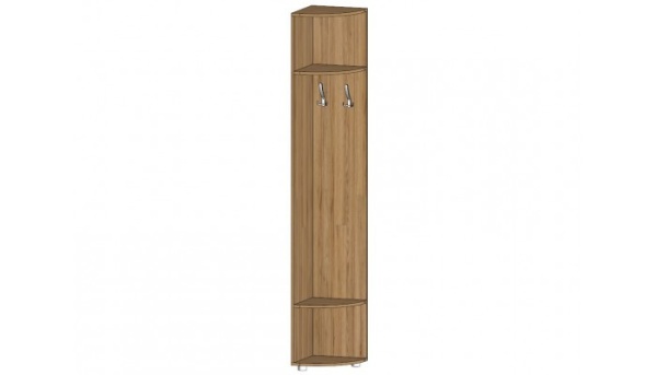 Вешалка угловая Инфинити Дуб вотан / Белый