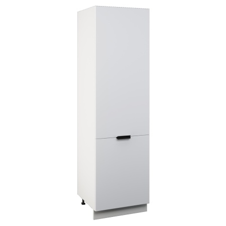 Пенал (премьер) П1 600Н Корпус: ЛДСП белый 16мм; фасад: фрезеровка Норд, МДФ софт даймонд 16 мм