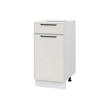 Шкаф нижний с ящиком ШН1Я 400 Либерти белый арт (МДФ 16мм МС София)