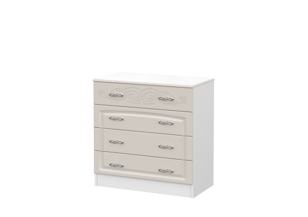 мс для спальни Венеция КМ-02 белый/жемчуг мс для спальни Венеция КМ-02 белый/жемчуг