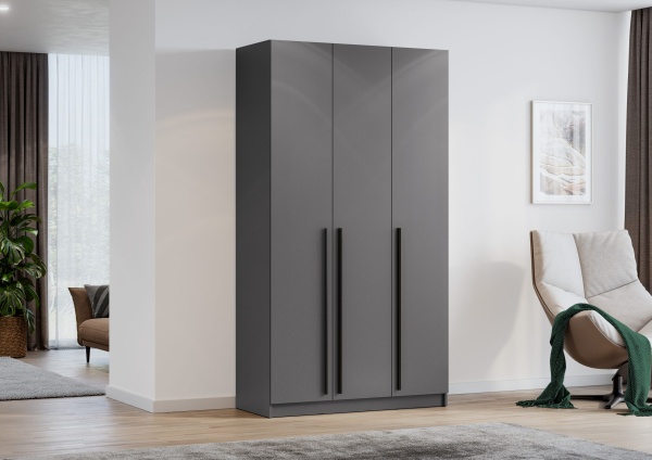 мс Берген ШК-1200 серый графит/серый графит