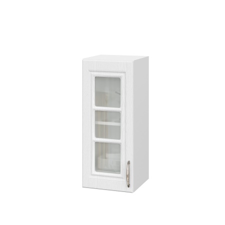 Шкаф верхний со стеклом ШВС 300 Лондон дуб сканди (МДФ 16мм МС София)