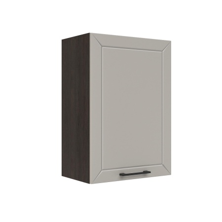 Шкаф верхний ШВ 500 Корпус: ЛДСП венге 16мм; фасад: фрезеровка Кельн, МДФ софт тоффи 16мм