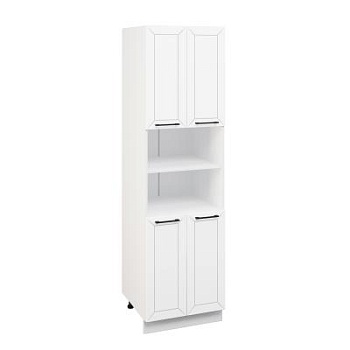 Пенал ПД2 600 Корпус: ЛДСП белый 16мм; фасад: фрезеровка Кельн, МДФ софт даймонд 16мм Пенал ПД2 600 Корпус: ЛДСП белый 16мм; фасад: фрезеровка Кельн, МДФ софт даймонд 16мм