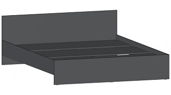 Элегант Кровать 1600 Графит