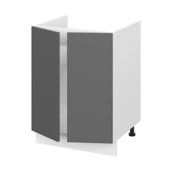 Шкаф нижний под мойку ШНМ 600 Барселона белый массив (МДФ 16мм МС София) Шкаф нижний под мойку ШНМ 600 Барселона белый массив (МДФ 16мм МС София)